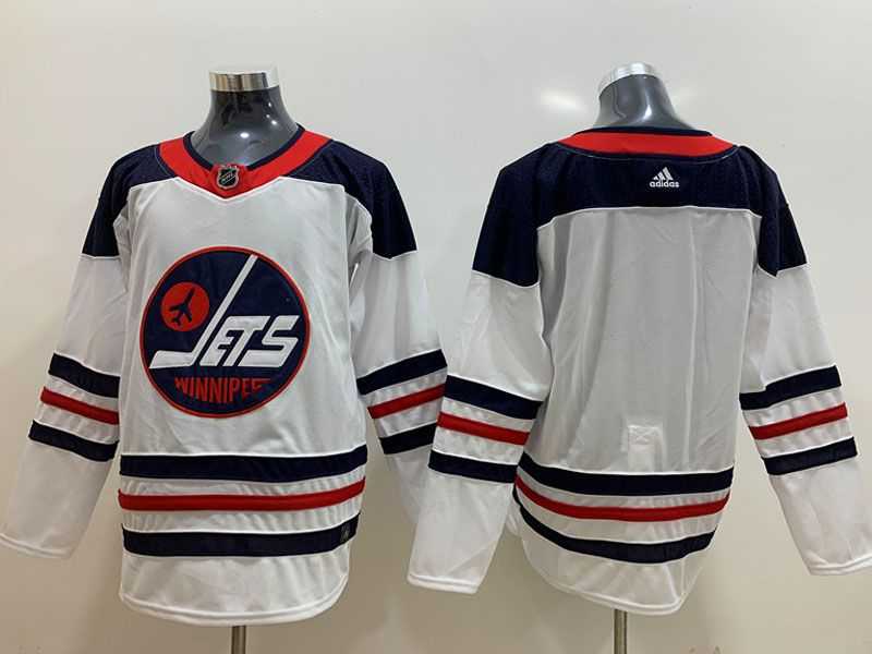 Mens Winnipeg Jets White Custom Made Fanatics Branded Alternate Player Adidas Jersey->->NHL Jersey